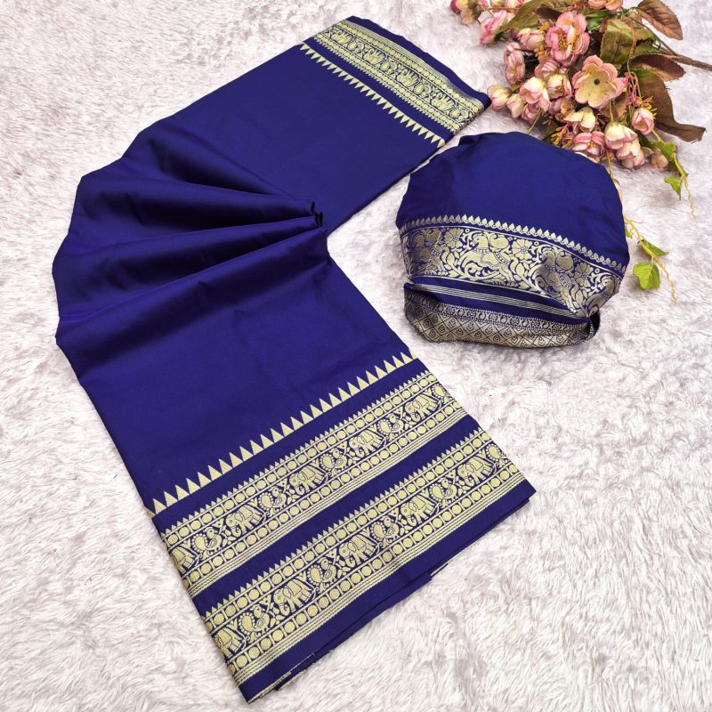 Narayan Pet Vol 1 By Aab Soft Silk Zari Weaving Saree 